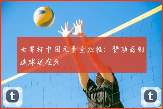 世界杯中国元素全扫描：赞助商制造球迷在列